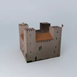 Old castle Free 3D model