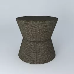 Ottoman  Toi Toi Puft Hourglass Free 3D model