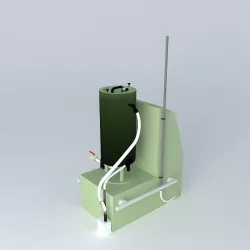 Paint mill Free 3D model