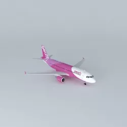Peach Aviation Peach Aviation Airbus A320 214 2013 Free 3D model