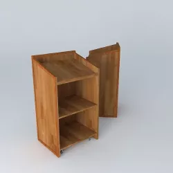 Podium Rectangular Free 3D model