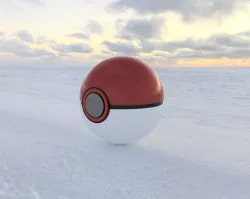 Poke Ball Free 3D model
