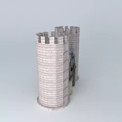 Puerta de Palmas Badajoz Free 3D model