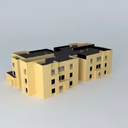 Quad Housing Free 3D model