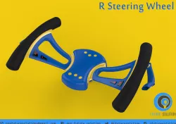 R Steering Wheel Free 3D model