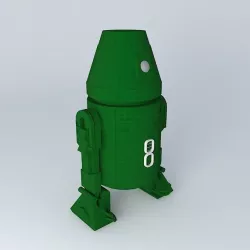 R4 industrial automation droid Free 3D model