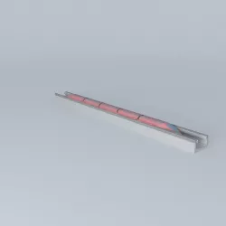 Radical Side Rail Train Free 3D model