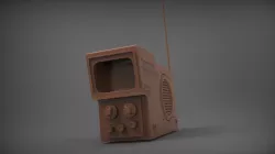 radio Free 3D model