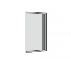 revit parametric picture fixed window family Free 3D model