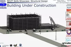 Revit Skills Showcase Building Under Construction Free 3D model