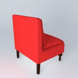 Richo Frank Armchair a square Free 3D model