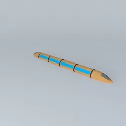 Royal Rail Torpedo Free 3D model