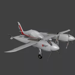 Rutan Pond Racer Free low-poly  3D model