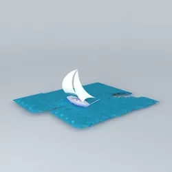 Sailboat Free 3D model