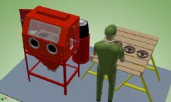 Sand Blast Cabinet Free 3D model