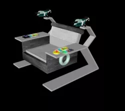 Sci-Fi chair with weapons Free 3D model