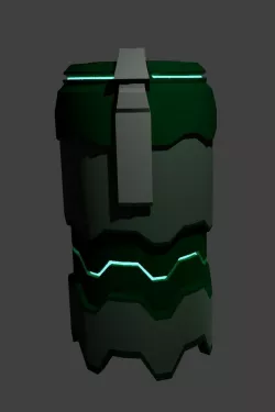 Sci-Fi Plasma Grenade Free low-poly  3D model