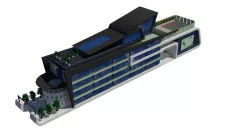 Secondary school Free 3D model
