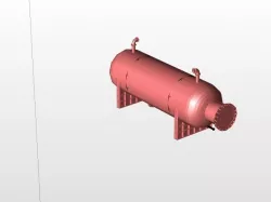 Separator Oil and Gas Free 3D model
