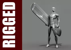 Silver Surfer Rig Free 3D model