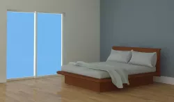 Simple King size Bed Free 3D model