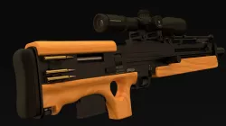 sniper rifle Walther WA2000 Free 3D model