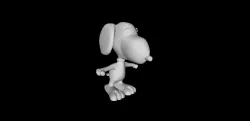 snoopy Free low-poly  3D model