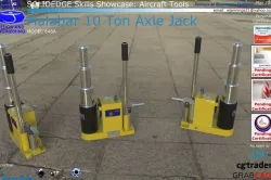 Solidedge Skills Showcase Malabar 10 Ton Axle Jack Free 3D model