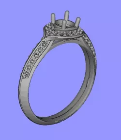 SOLITAIRE Free low-poly  3D model
