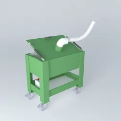 Solvent tank Free 3D model