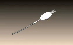Spoon-fork Free 3D model