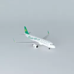 Spring Airlines Airbus A320 214  2013 Free 3D model