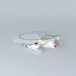 Star Trek Nebula Class Ship Free 3D model