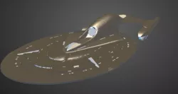 Star Trek Space Ship Free 3D model