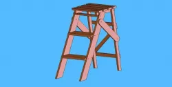 Step Ladder Free 3D model