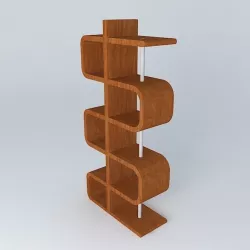 Stiga book shelf Free 3D model