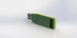 STLINK V2 mini USB dongle with single sided DIY PCB Free 3D model
