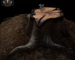 Stump Free low-poly  3D model