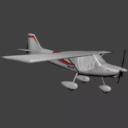 Super Guepard 912 Free low-poly  3D model