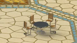 Table and Chair Free 3D model