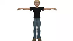 Tarzan Boy Modern Free 3D model
