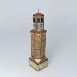The clock tower Free 3D model