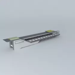 The RG-110 Prototype Rail Gun  Free 3D model
