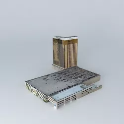 THEhotel at Mandalay Bay (Las Vegas, Nevada) Free 3D model