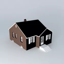 Tract House Free 3D model