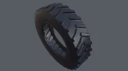 Tractor Tire Free low-poly  3D model