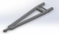 trailer tractor coupling rod Free 3D model
