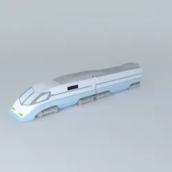 Train Free 3D model