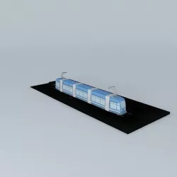 Tram Free 3D model