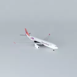 Transasia Airways  A330 343E  2013  Free 3D model